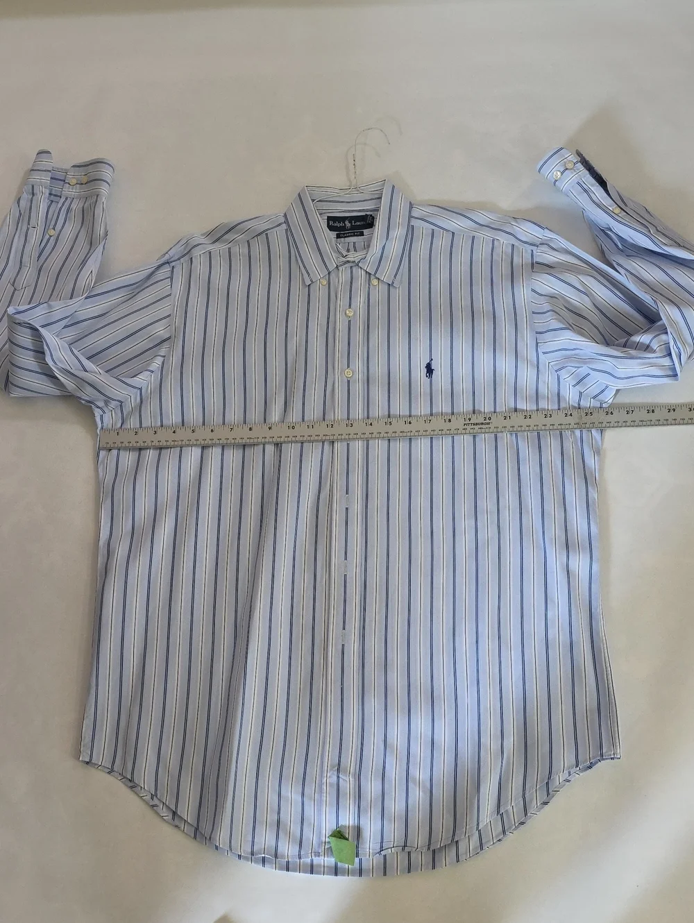 Polo by Ralph Lauren Light Blue & Navy Striped Button-Down Shirt